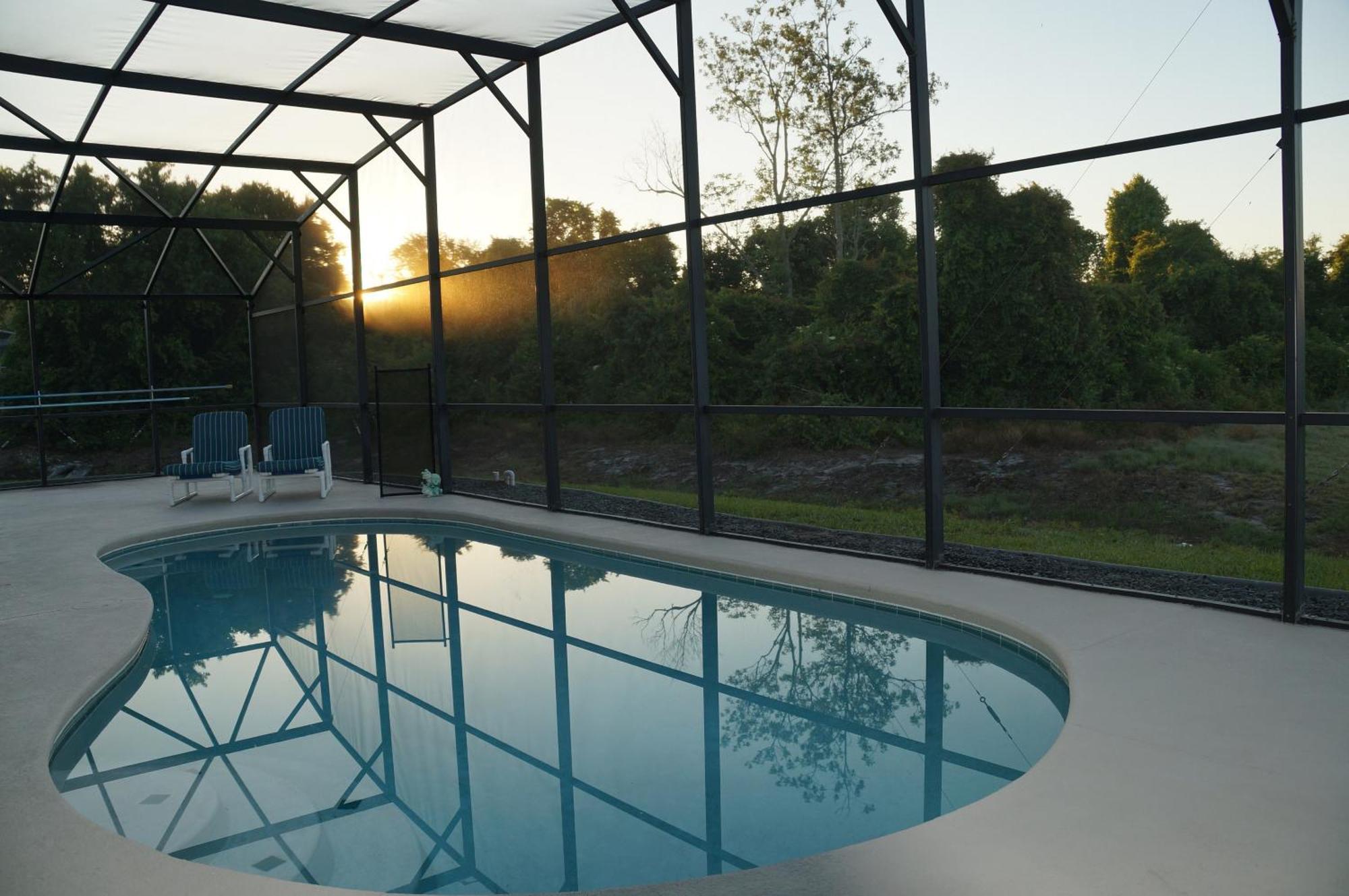 Villa Met Prive Zwembad Nabij Orlando Optional Heated Pool Dundee Exteriér fotografie
